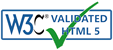   HTML5 Validation W3C